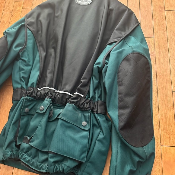 Triumph Motorcycle Jacket – Size Large – Reflective Checkerboard Design - Picture 8 of 12